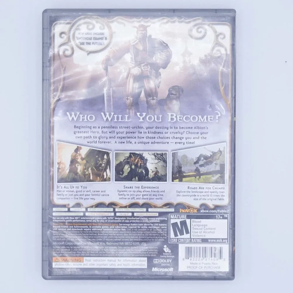 Xbox 360 Fable II Platinum Hits (Tested)